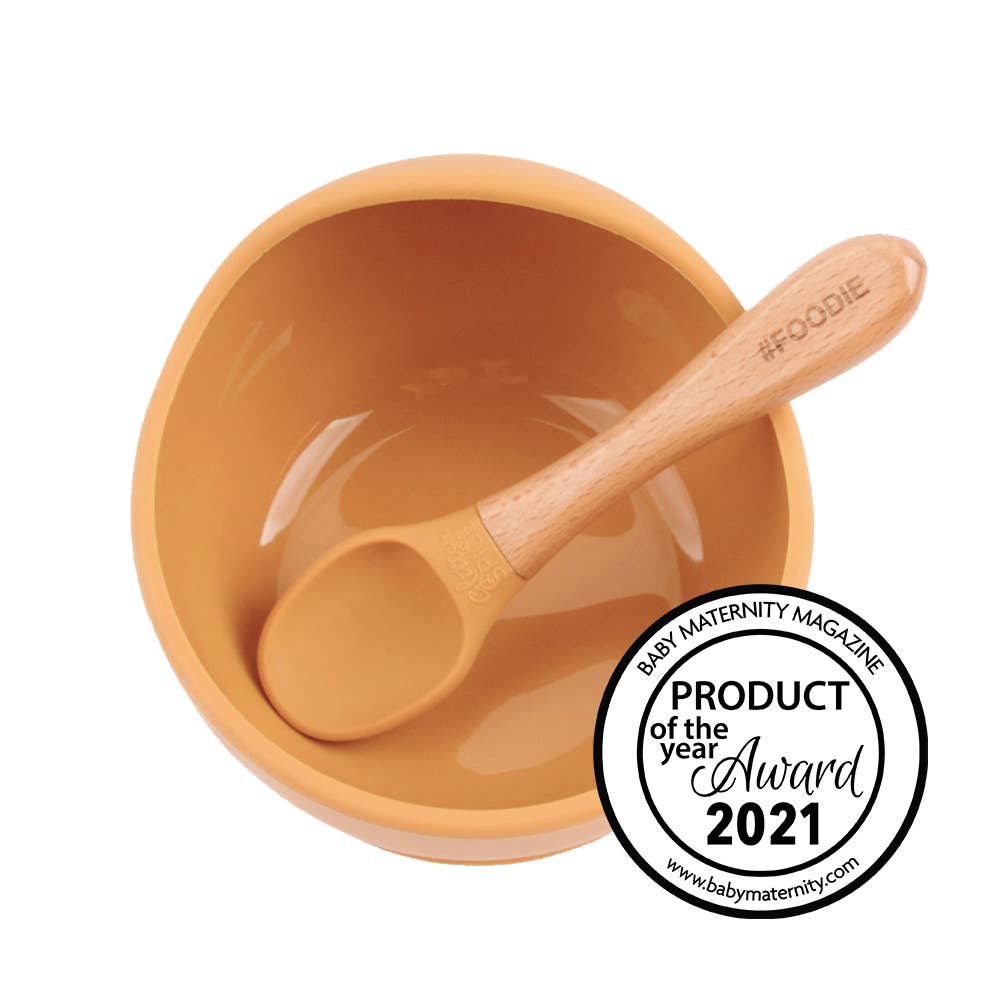 Glitter & Spice - Wholesale Dinnerware Set - Kids & Baby - Silicone Bowl with Spoon Set8