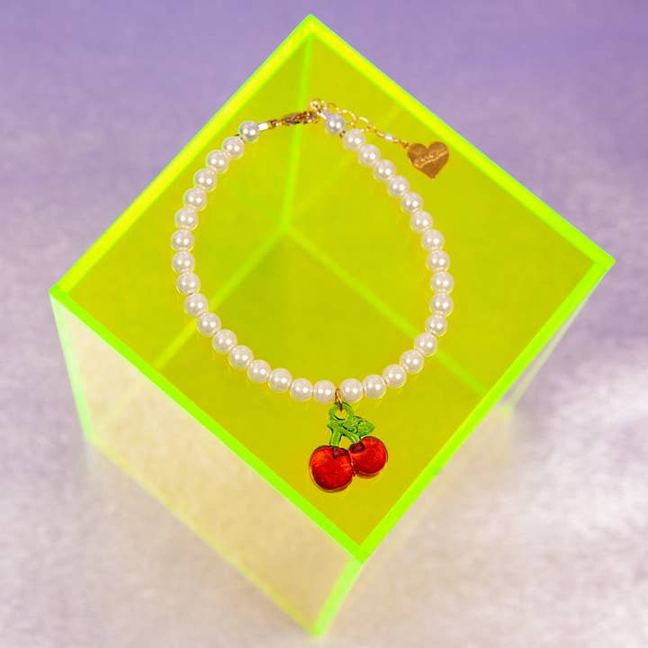 Pearl Cherry Delight enkelbandje voor wholesale door VidaKush