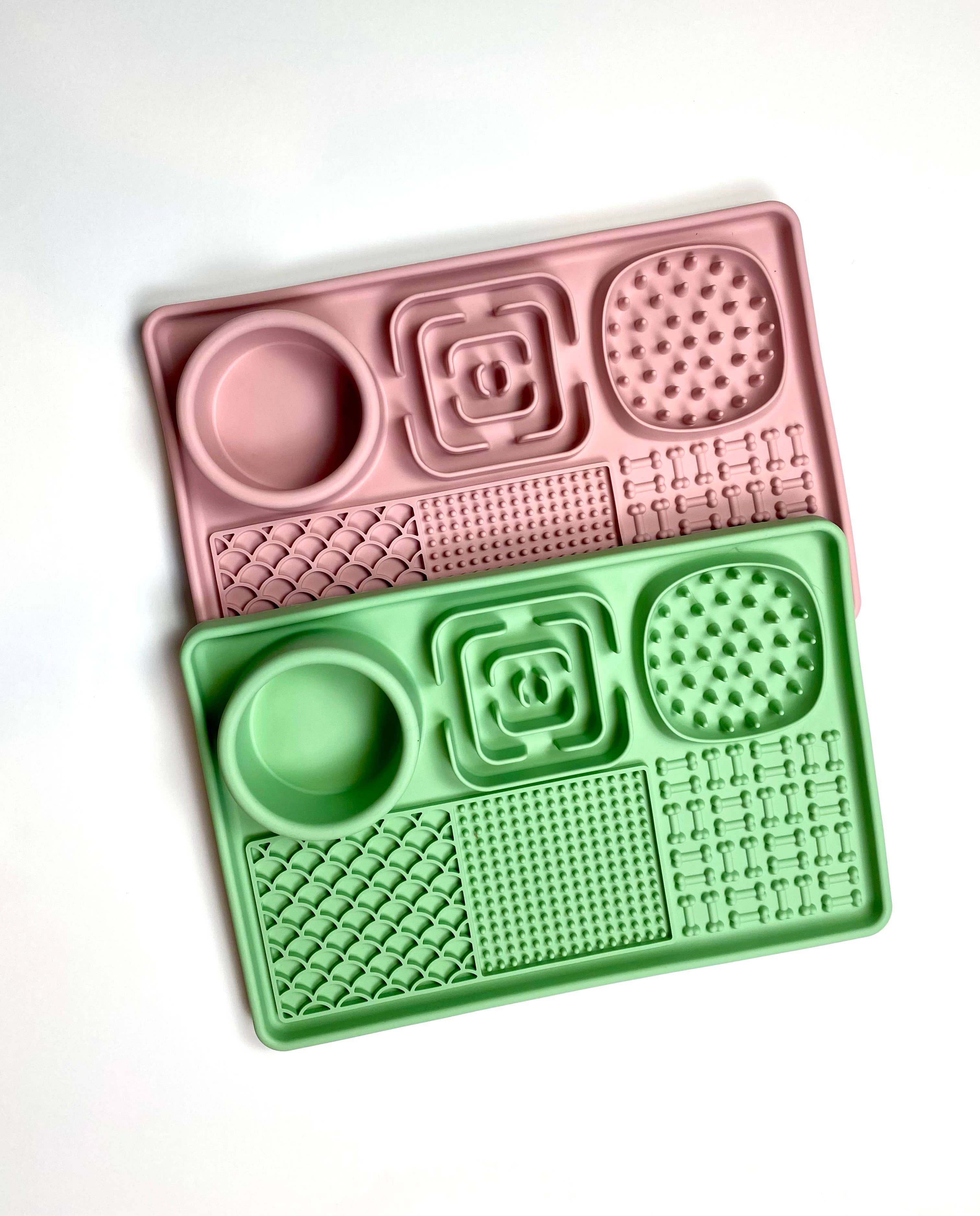 Dog Bandana Co. – Tapete para comedouro – Cão por atacado – Tapete Deluxe para Lambidas de Pets5