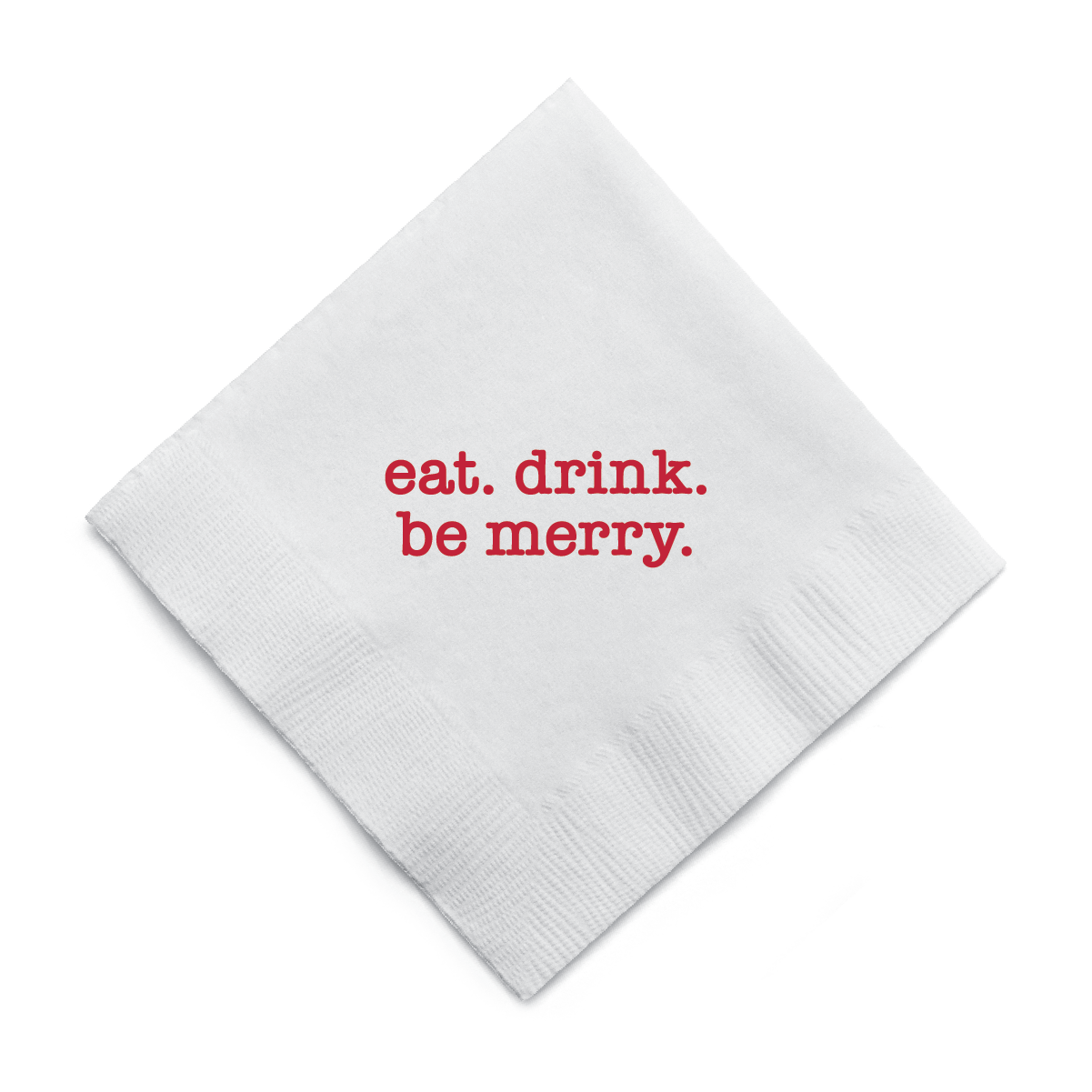 MADdesign - Wholesale Disposable Napkin - Eat Drink & Be Merry Cocktail Napkins0