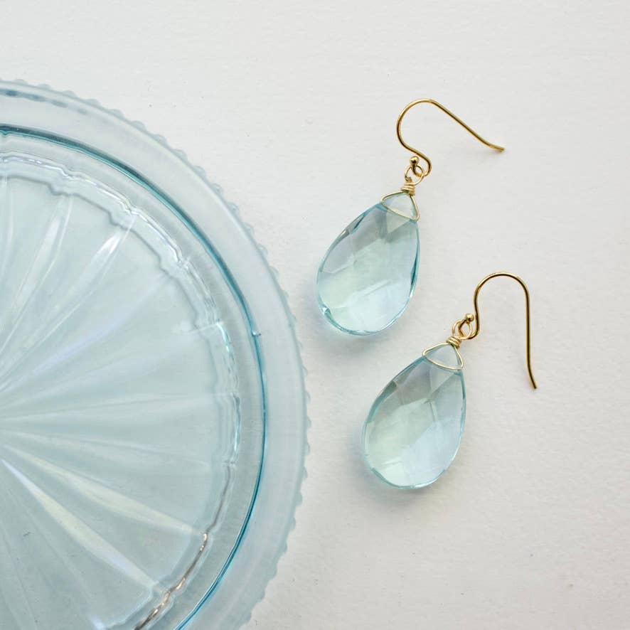 a.v. max - Wholesale Dangle Earrings - Serena Statement Semi Teardrop Earrings1