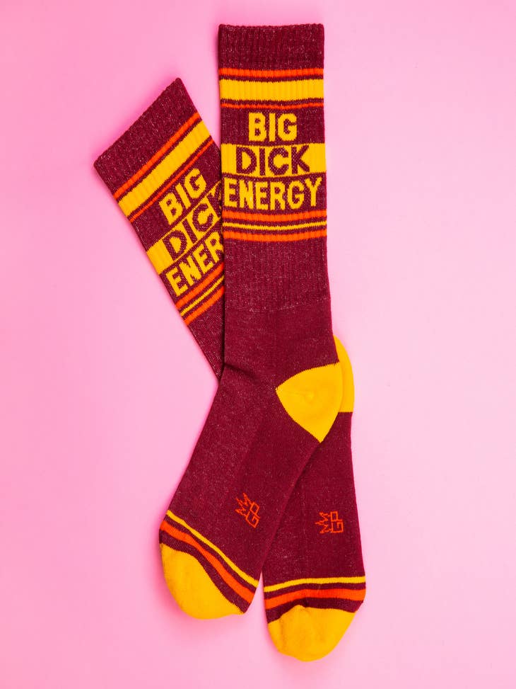 Wholesale Big Dick Energy Gym Crew Socks for your store - Faire