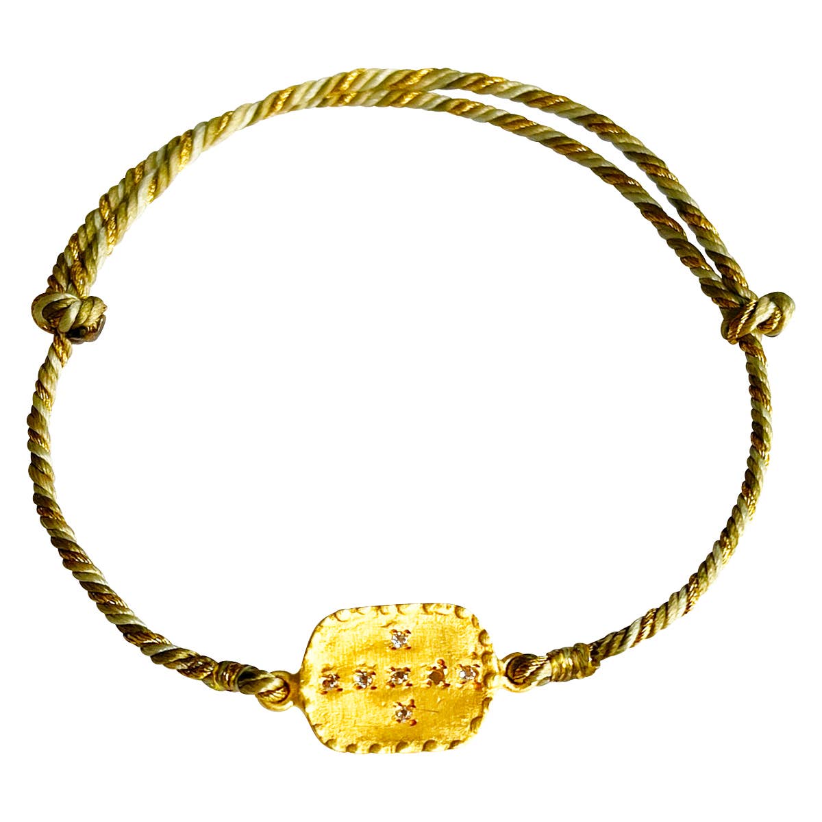 Sophie Deschamps Bijoux – Großhandel Armband mit Charms/Anhängern – ASHA Ethnic Chic Armband mit weißem Topas (BETH3)2