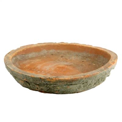 Soucoupe rustique Terra Cotta 7,5 po - Rouge antique pour la vente par HomArt