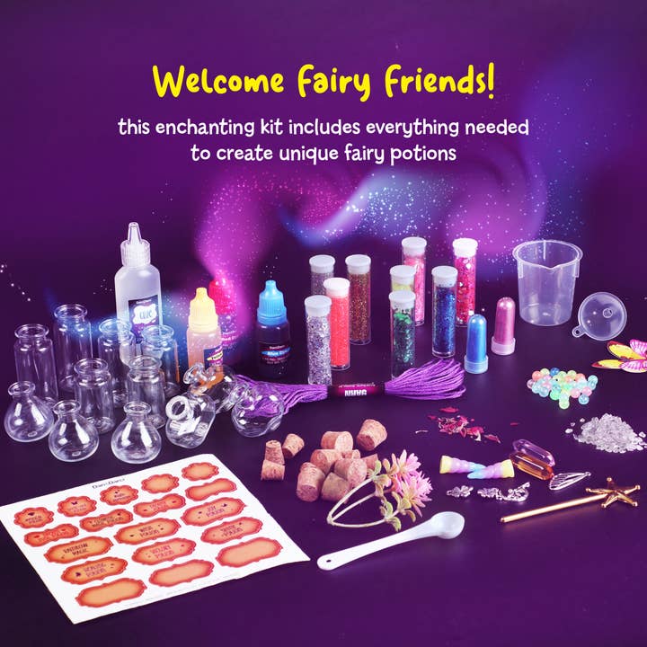 Dan&Darci - Wholesale DIY Craft Kit - Kids - Fairy Magic Potion Kit for Kids - Magic Workshop Craft Kits