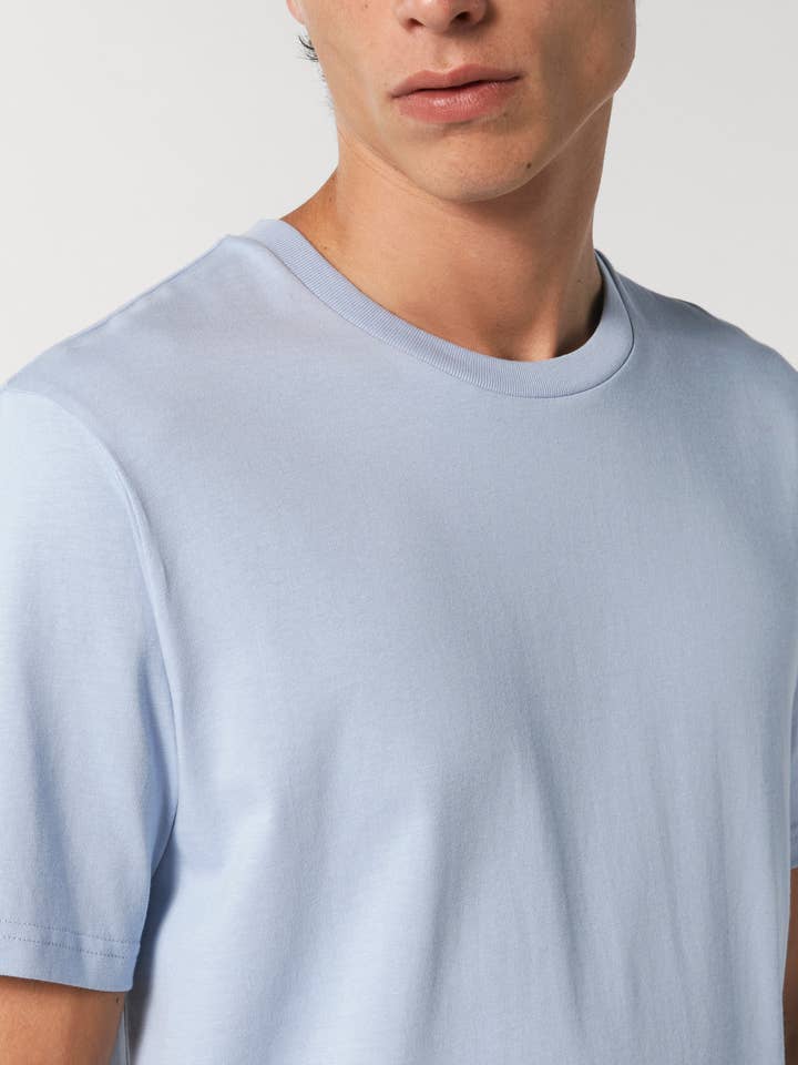 Unisex økologisk T-shirt - Arctic Blue for engroshandel hos Unordinary Apparel