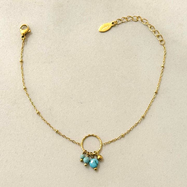 Cassette Barcelona – Engroshandel Armbånd med vedhæng – Palombi Bohem Armbånd med Mineralsten0