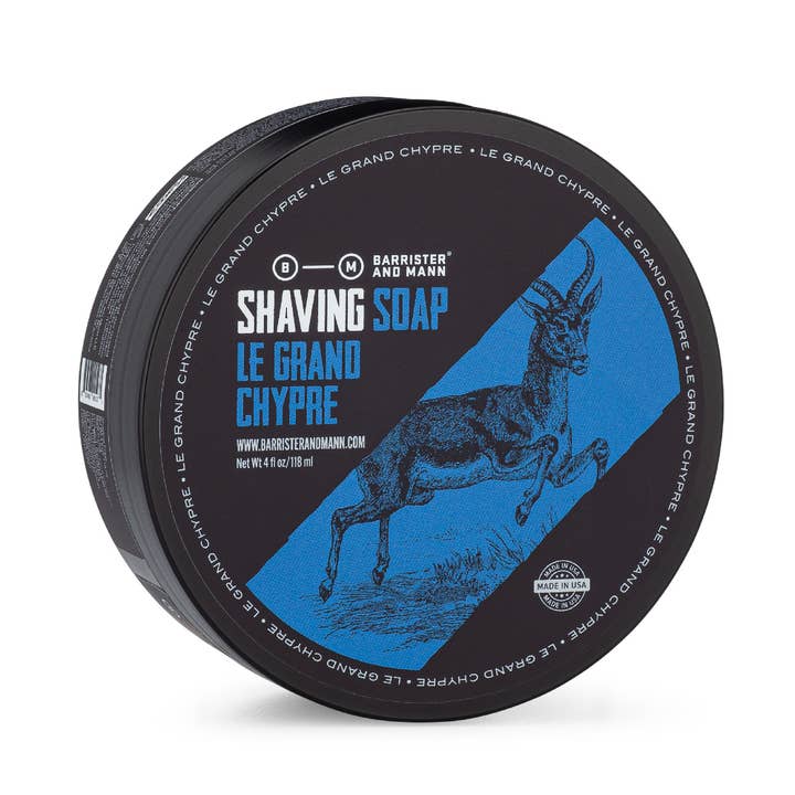 Le Grand Chypre Shaving Soap for wholesale by Barrister and Mann