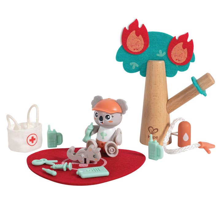 Hape Toys - Wholesale Doll - Kids - Fire Rescue Set