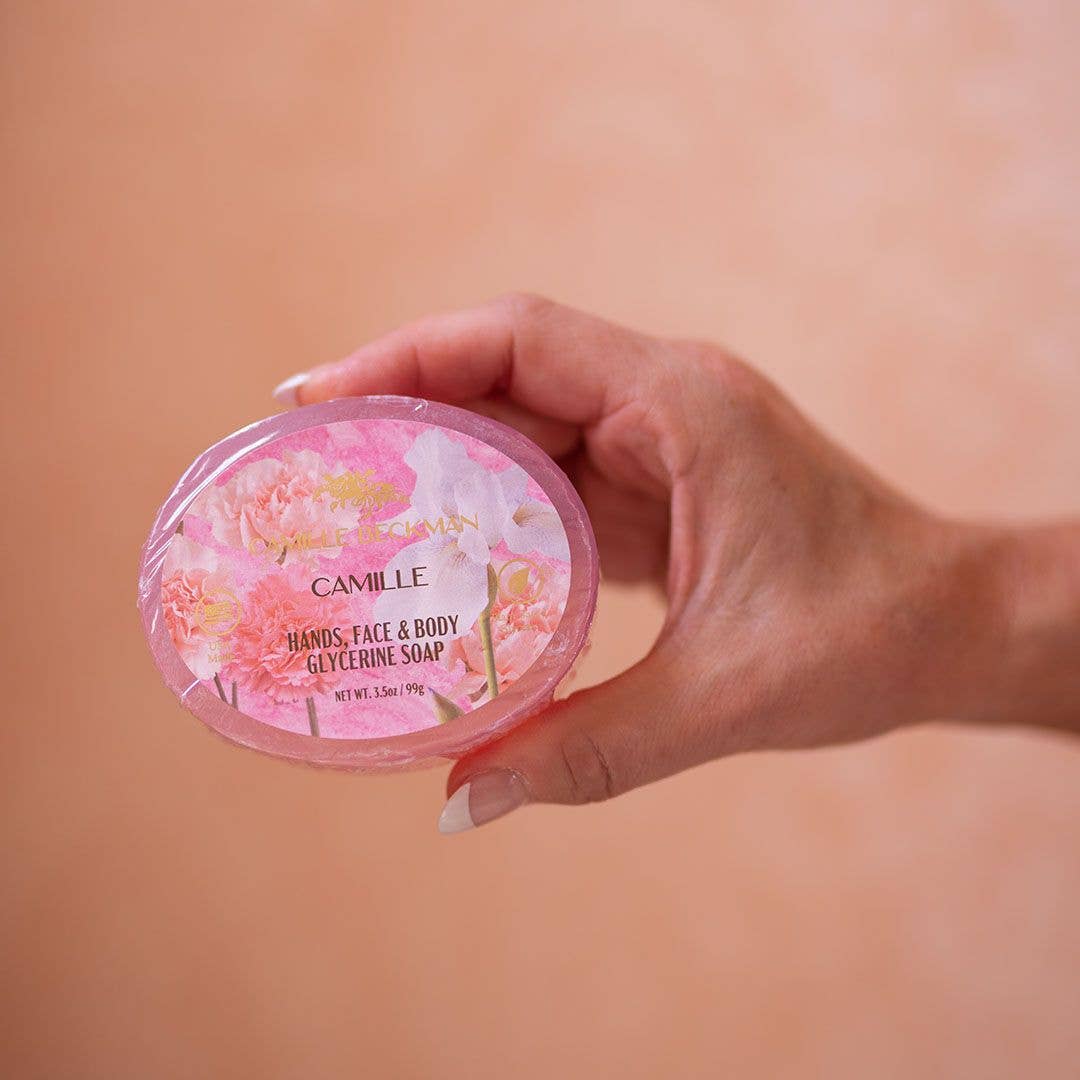 Camille Beckman - Vendita all'ingrosso Saponette - Sapone Camille Glicerina per mani, viso e corpo3