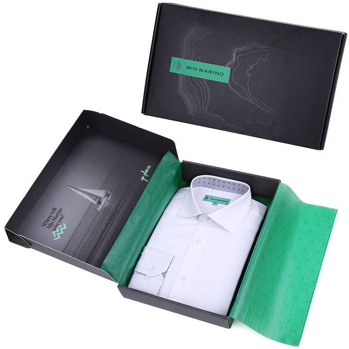 Mio Marino - Wholesale Button Down Shirt - Men's - Oxford Slim Fit Shirt7