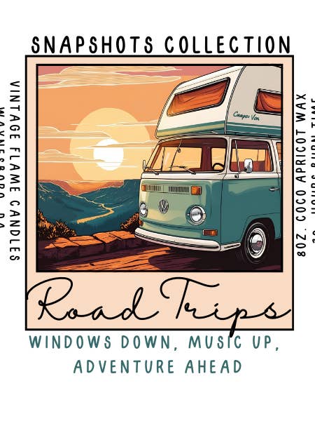 Road Trips - Schnappschuss-Sammlung für den Großhandel von The Vintage Flame Candles