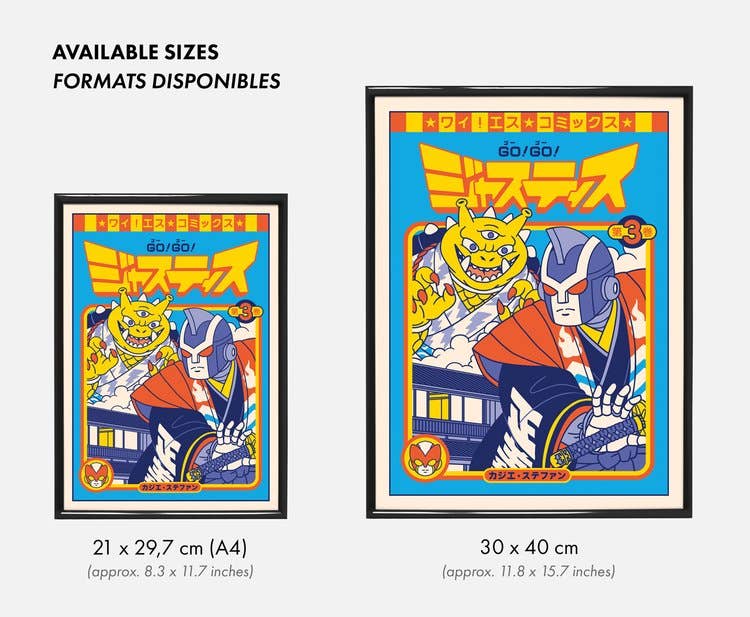 Yeaaah! Studio – Großhandel Poster – Poster „Go! Go! Justice – Band 3“ (30 x 40 cm oder A4)3