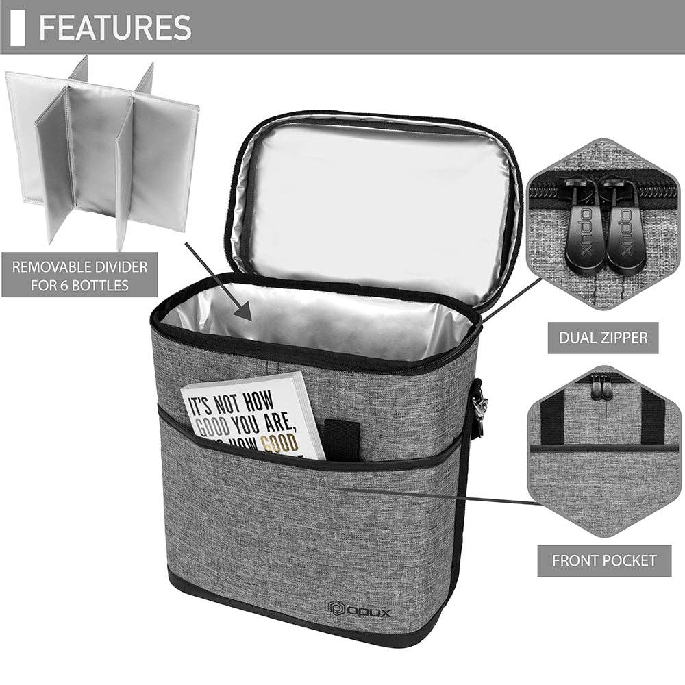 OPUX - Wholesale Wine Tote - 6 Bottle Wine Carrier Bag57