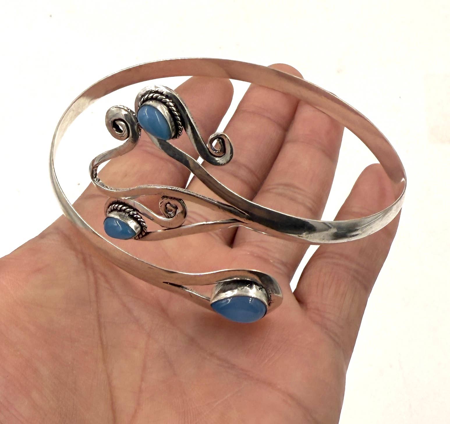 Lungta Imports - Wholesale Cuff Bracelet - Handcrafted Arm Cuff Bracelet Armlet Armband With Stones 9