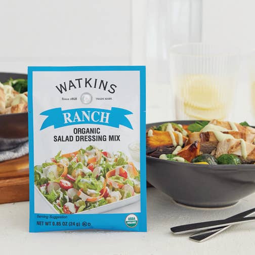 The Watkins Co. - Wholesale Salad Dressing - Organic Ranch Dressing, 0.85 oz2