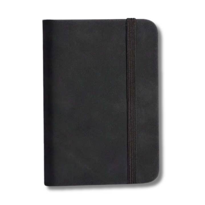 Lined Pocket Journal - Black for wholesale by Paper Crane Shop