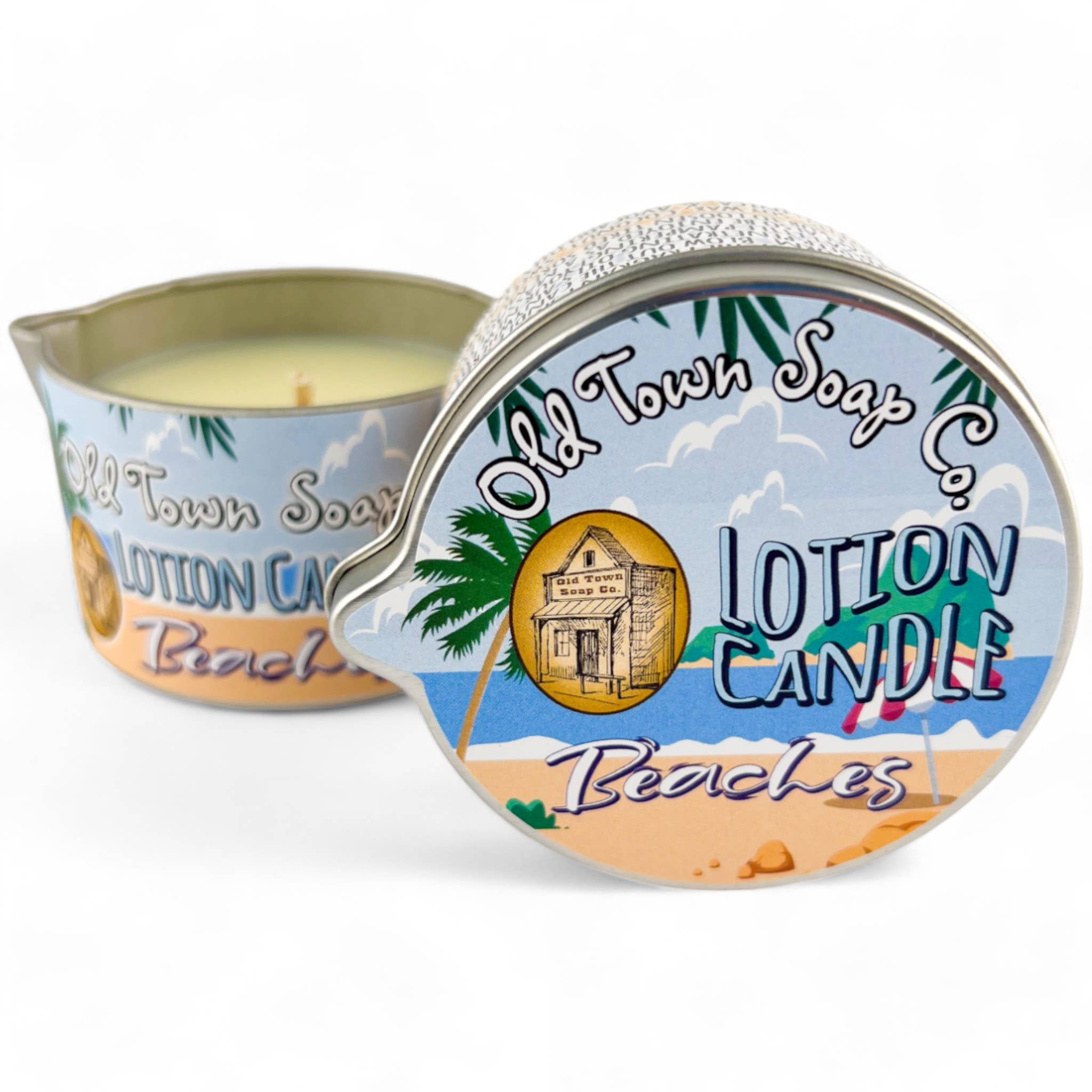 Old Town Soap Co. - Wholesale Travel Candles - Beach Scents Lotion Candles (Avail in 5 Great Scents!)0