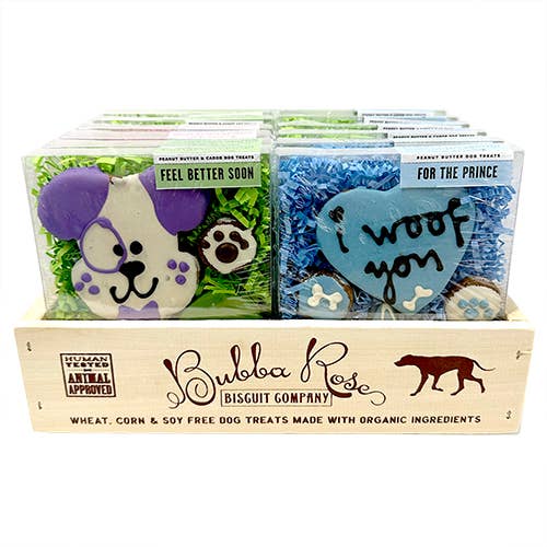 Bubba Rose Biscuit Co. - Wholesale Pet Treats - Dog - Everyday Boxed Set with Free Display