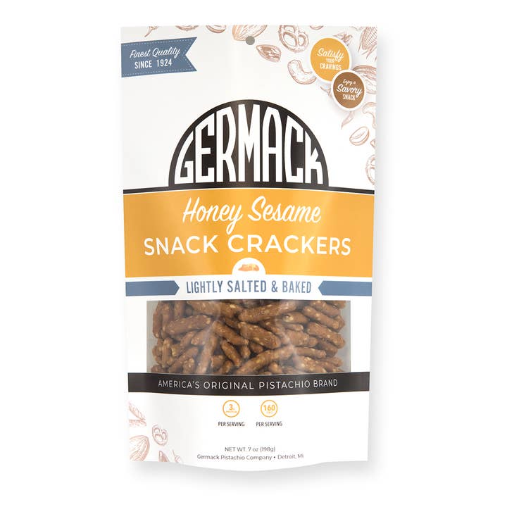 Germack Pistachio Company - Wholesale Crackers - Sesame Crackers - Honey Roasted (Sticks) - 7 oz