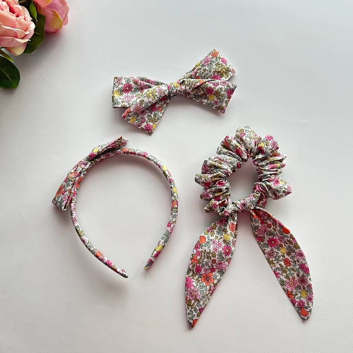 Diana Louise - Wholesale Hair Accessories Set - Kids - Girl Hair Accessories Bundle SS24 Made With Liberty Fabric