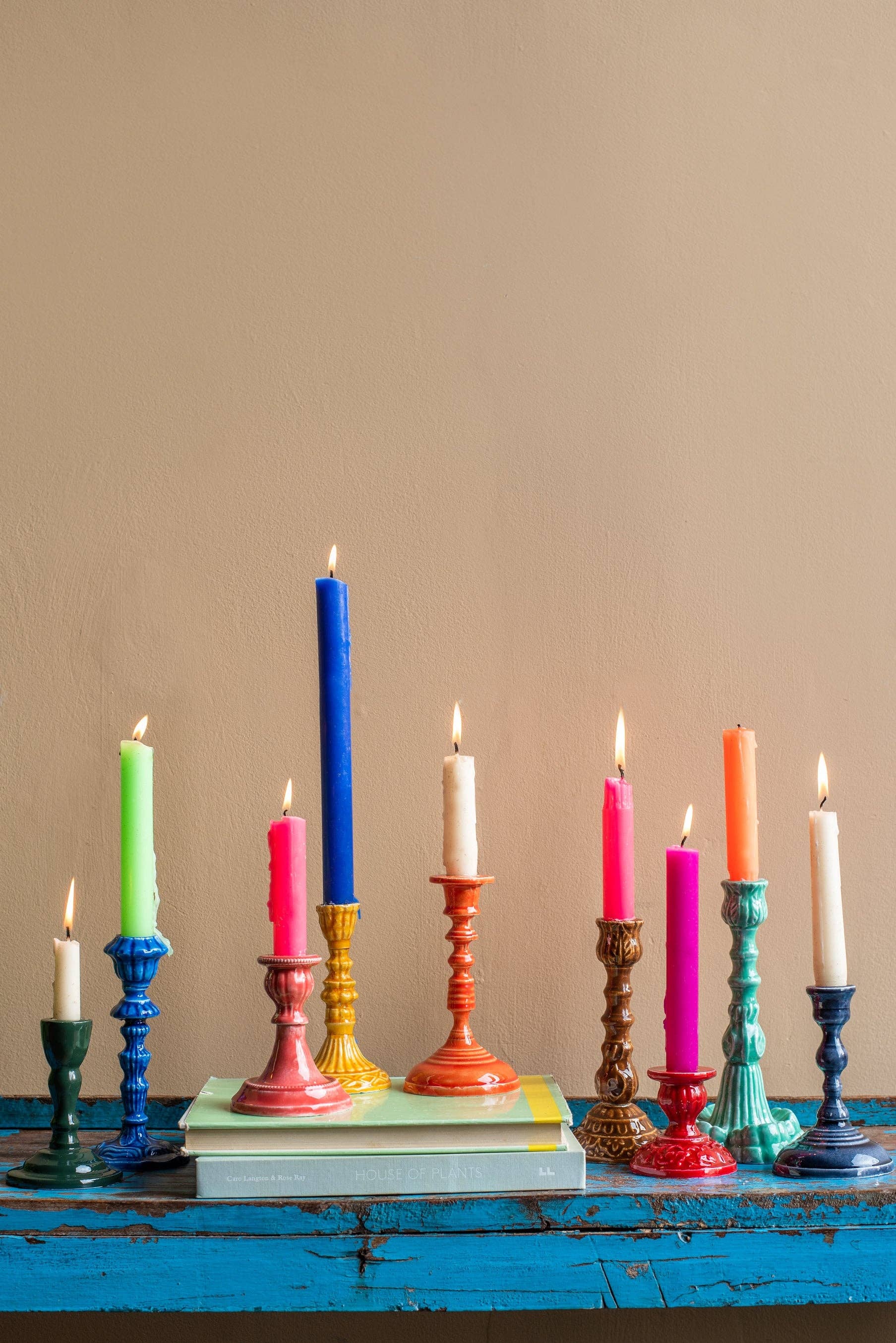 Ian Snow Ltd – wholesale Ljushållare – Formade metallljusstakar med keramisk yta24