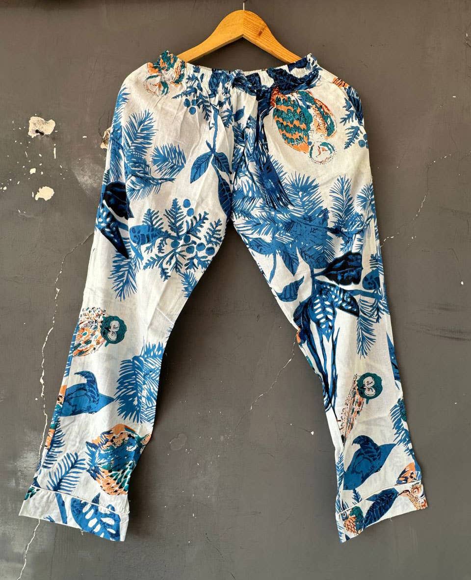 bhavnas boutique - Wholesale Lounge Top - Women's - Cotton Pajama Set Beautiful Hand Block Printed Summer PJ Set3