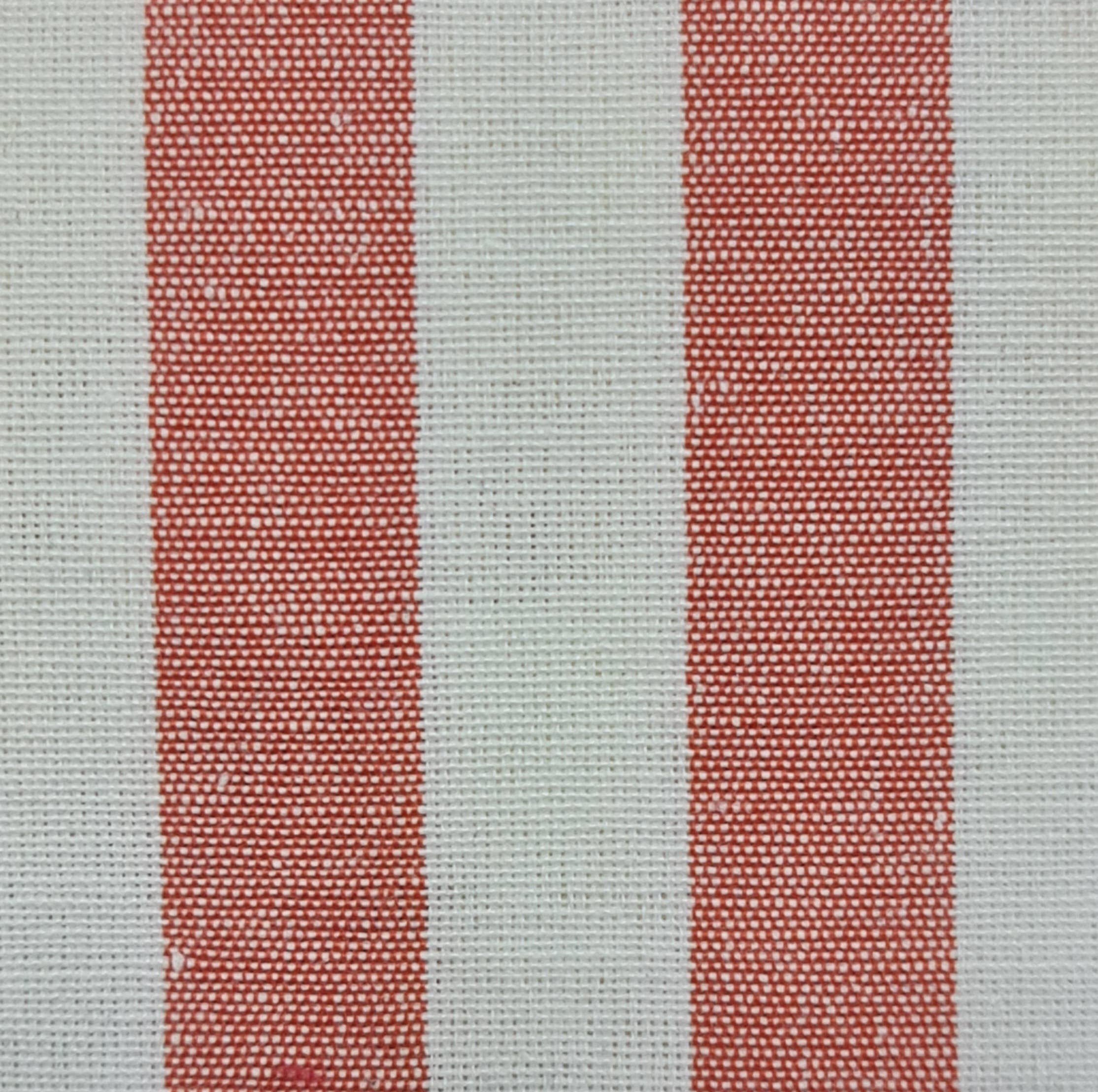 Lunaria Lab - Wholesale Christmas Decoration - Padded Bow in Wide Striped Cotton 14x15cm6