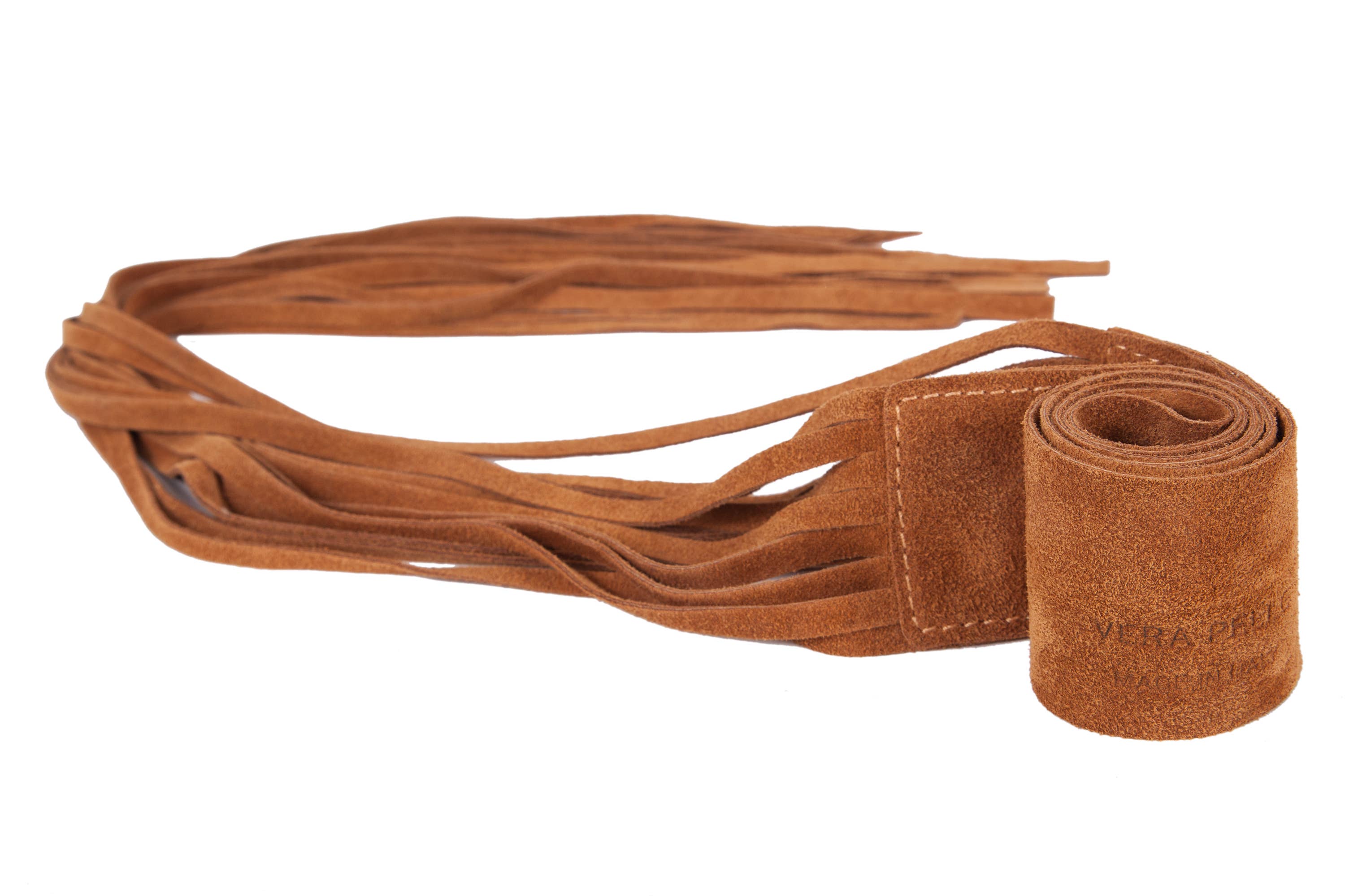 Chenson & Gorett - Wholesale Belt - Women's - Italian Suede Women's Belt with Fringes without Buckle2