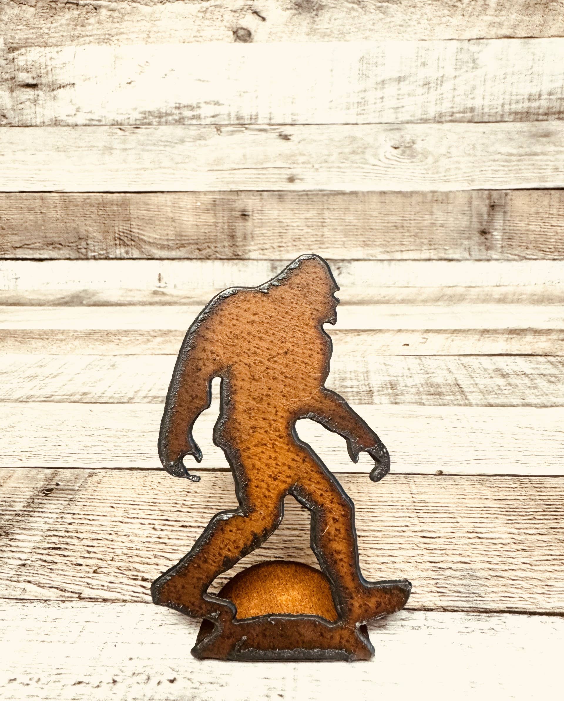 Bigfoot Doodad Figurine Yeti Sasquatch Metal Standing Gift for wholesale by Universal Ironworks USA