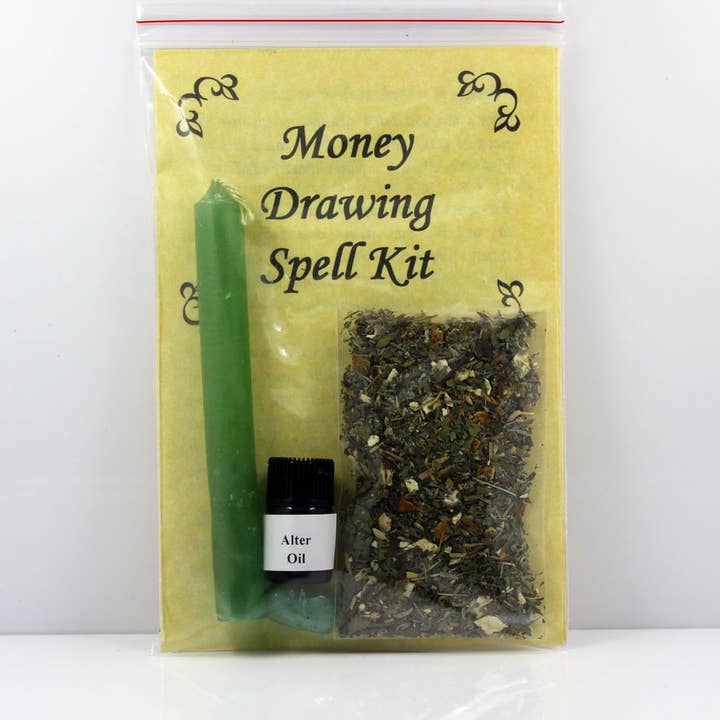 It's Your Journey LLC - Wholesale Meditation Supplies - Money Drawing Spell Kit