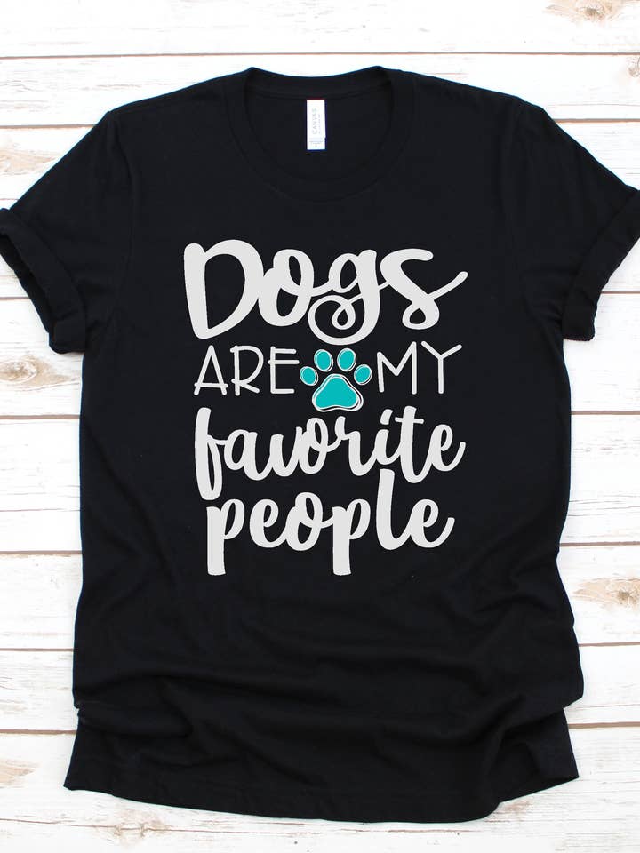 Dogs are my Favorite Shirt, Dog Lovers, Dog Mom Tee for wholesale by Gerdees
