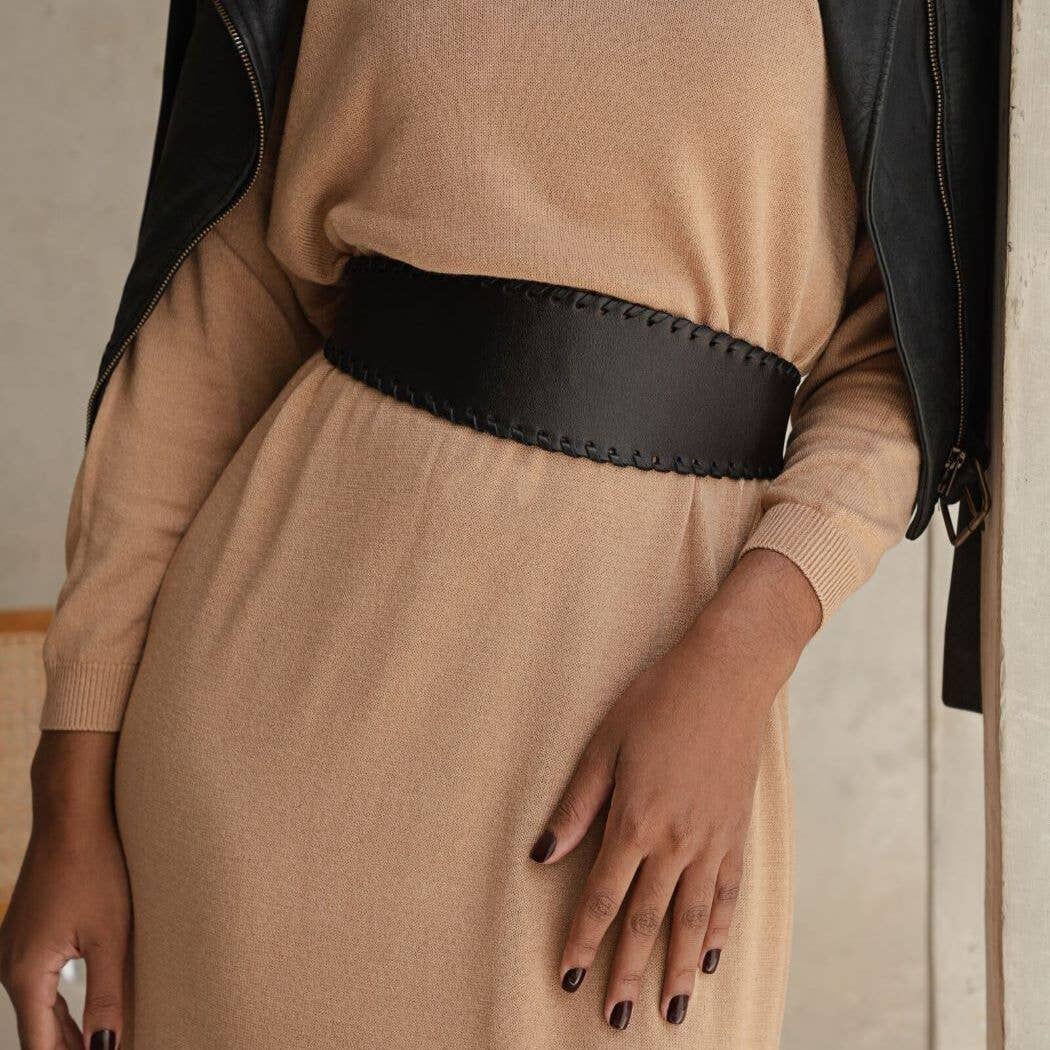 ADA Collection Belts – wholesale Belt – Women's – Chloe Wrap Belt - Black - OS	1