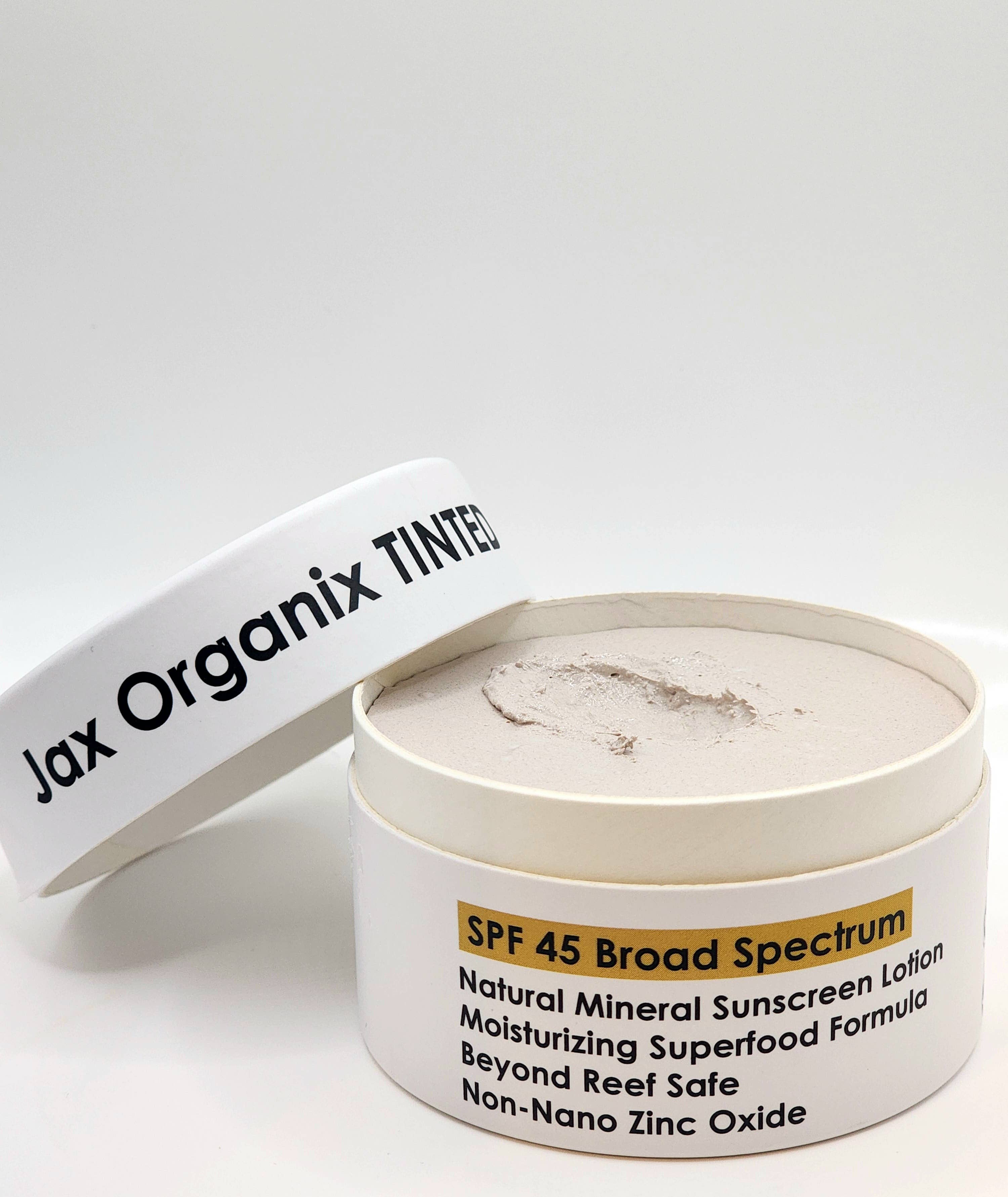 Jax Organix – wholesale Solskyddsmedel – Jax Organix 2 oz SPF 45. Krämig vattenbeständig formel6