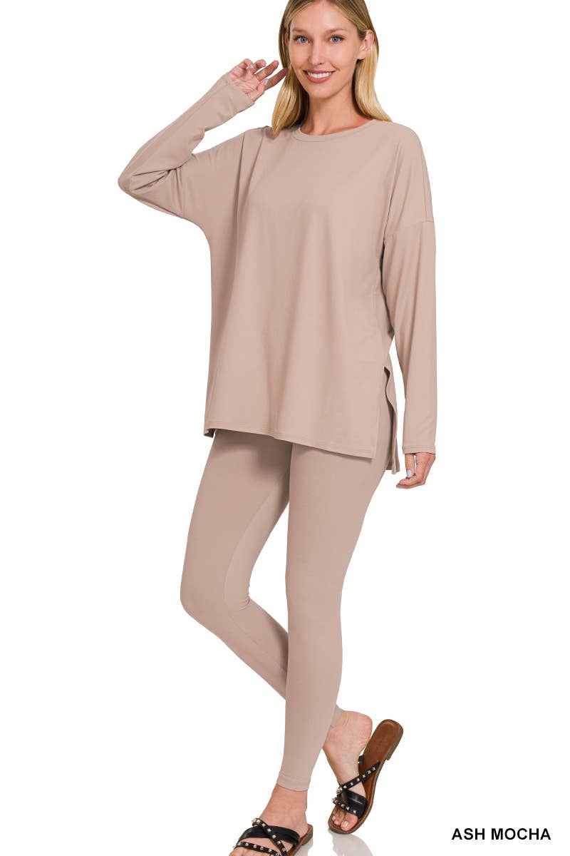 Vanilla Monkey - Wholesale Lounge Set - Women's - Brushed Dty Microfiber Loungewear Set0