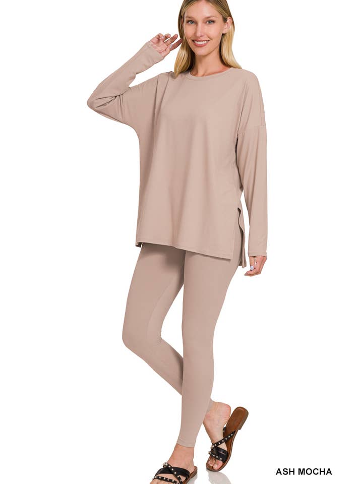 Vanilla Monkey - Wholesale Lounge Set - Women's - Brushed Dty Microfiber Loungewear Set