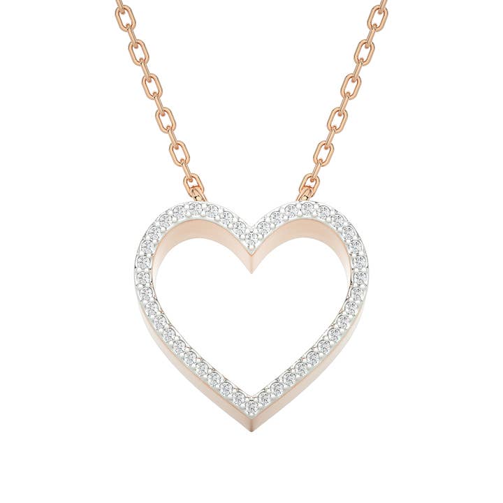 ODESSA - Pendente a cuore con diamanti per la vendita all'ingrosso da parte di Aelra Joaillerie