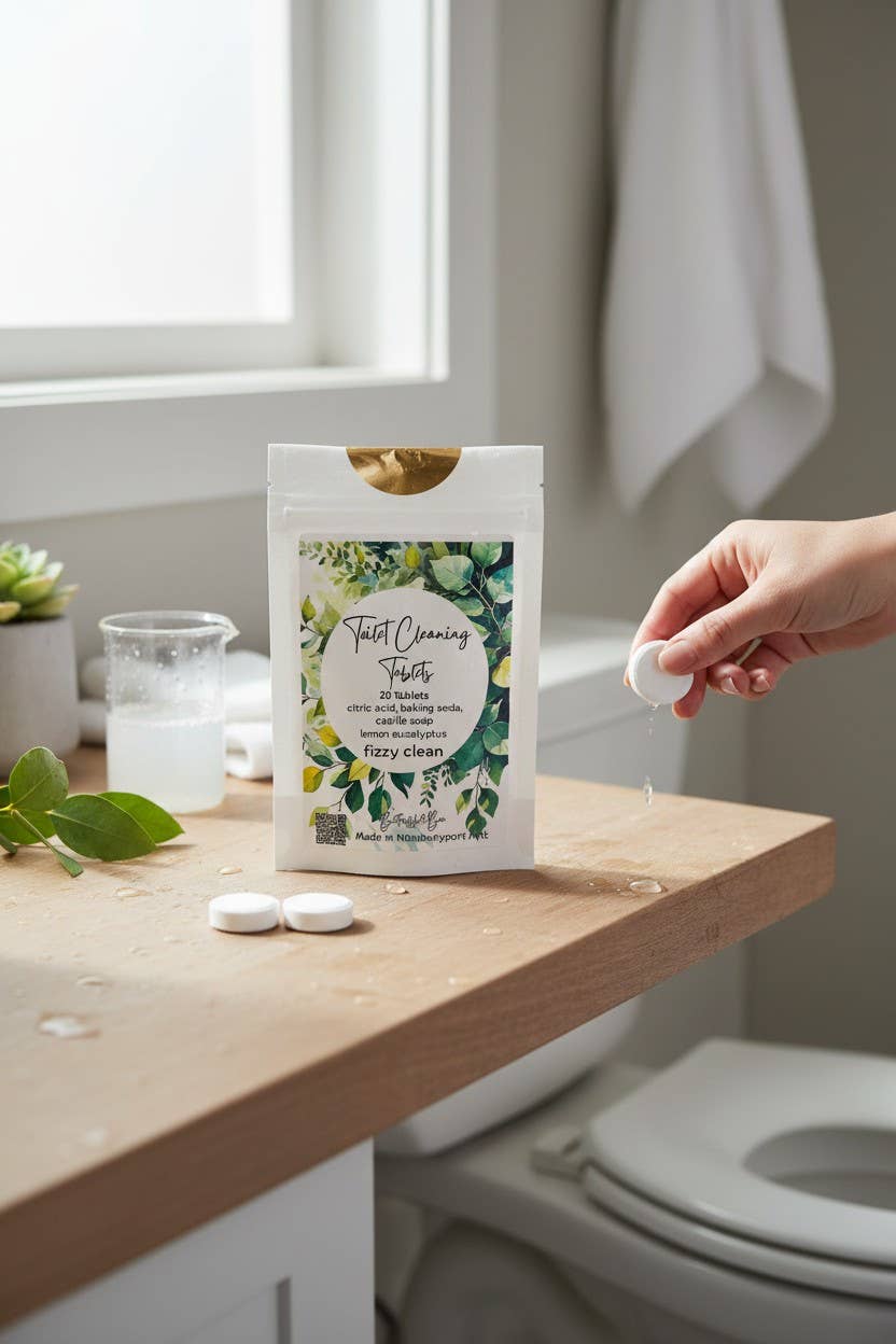 Butterfly&Bee – Engroshandel Toiletrengøringsmiddel – Skummende Toiletbombe Rengøringsmidler Frisk Duft Ingen Blegemiddel2