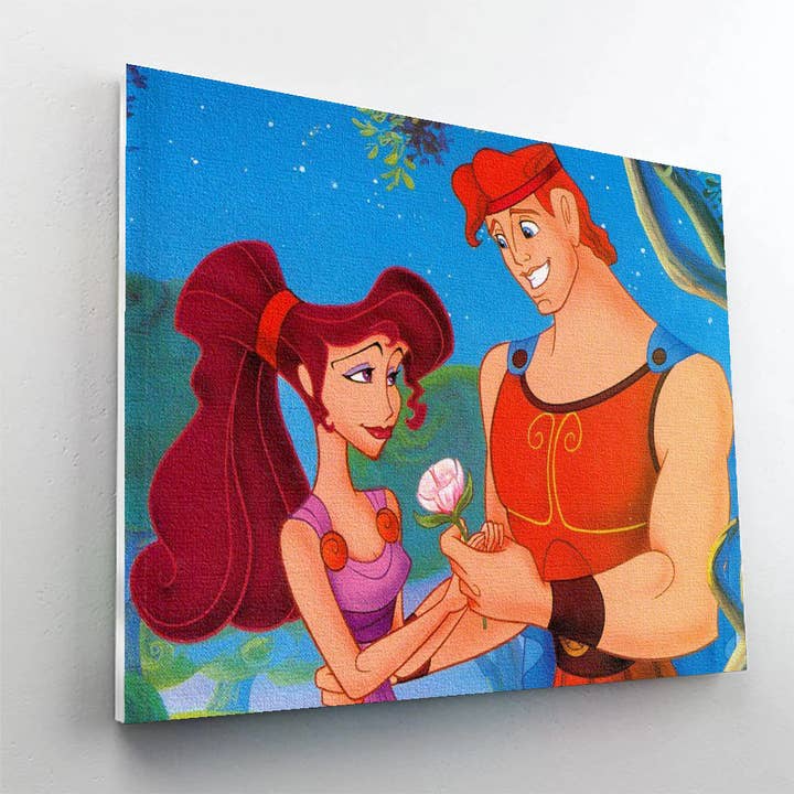 Artistry Rack - Venta al por mayor Kit de manualidades - Set de pintura para pintar por números de Megara y Hércules