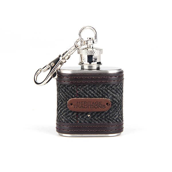 Eurostick - Wholesale Flask - Tweed 1oz Hip Flask2