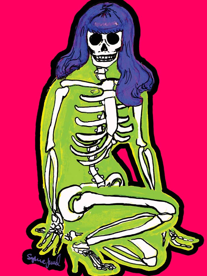 Gruselige Pinup-Prints für den Großhandel von Sophie Jewel Art