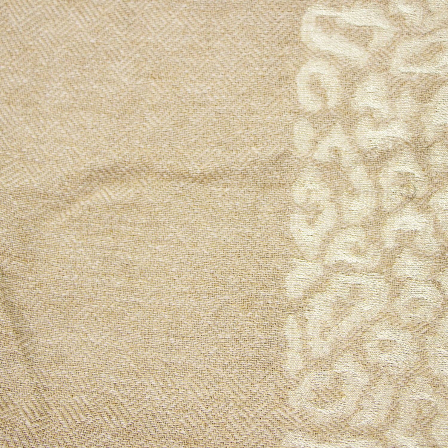 Tempest Designs - Wholesale Scarf - Women's - Subtle gold leopard border shawl with faux fur pom poms1