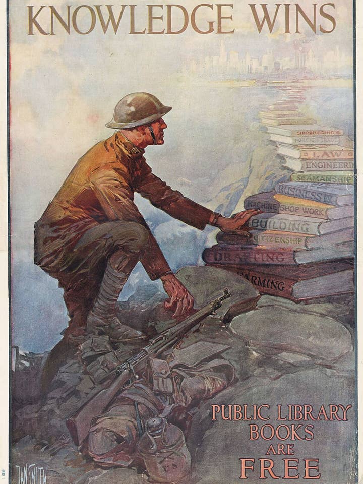 Kunskap vinner av Dan Smith - ca 1916 för wholesale av Flashback Shop