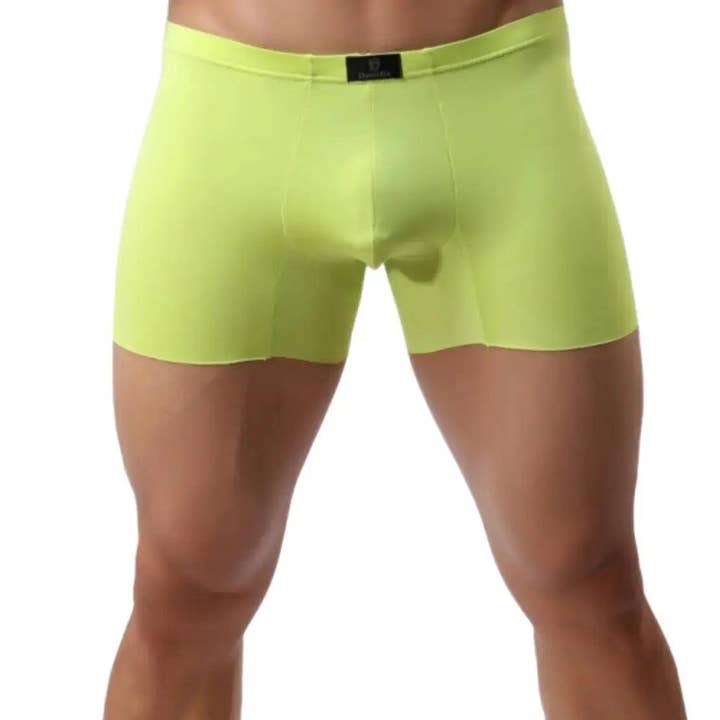 DomiGe – wholesale Underwear – Men's – Men's Mid-Waist Boxer Briefs with Laser-Cut Leg Openings and Full Coverage Back Male Underwear25