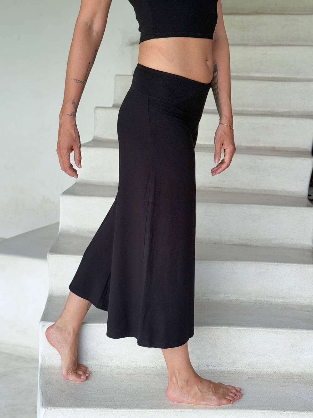 CARAUCCI - Wholesale Pants - Women's - Cropped Flare Pants2