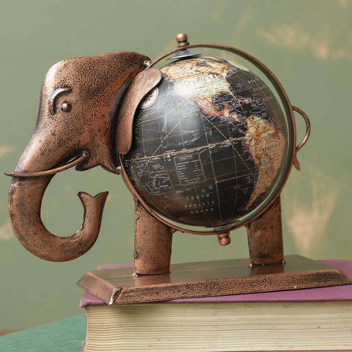 Metal Elephant Globe and other Purchase wholesale globe keychain. Free returns & net 60 terms on Faire trending on Faire.