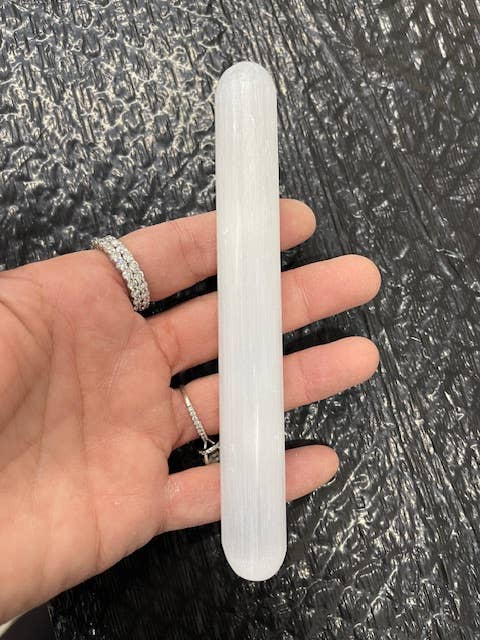 Casablanca Exports - Wholesale Spiritual Stone/Crystal - 16cm Selenite Massage Wnd0