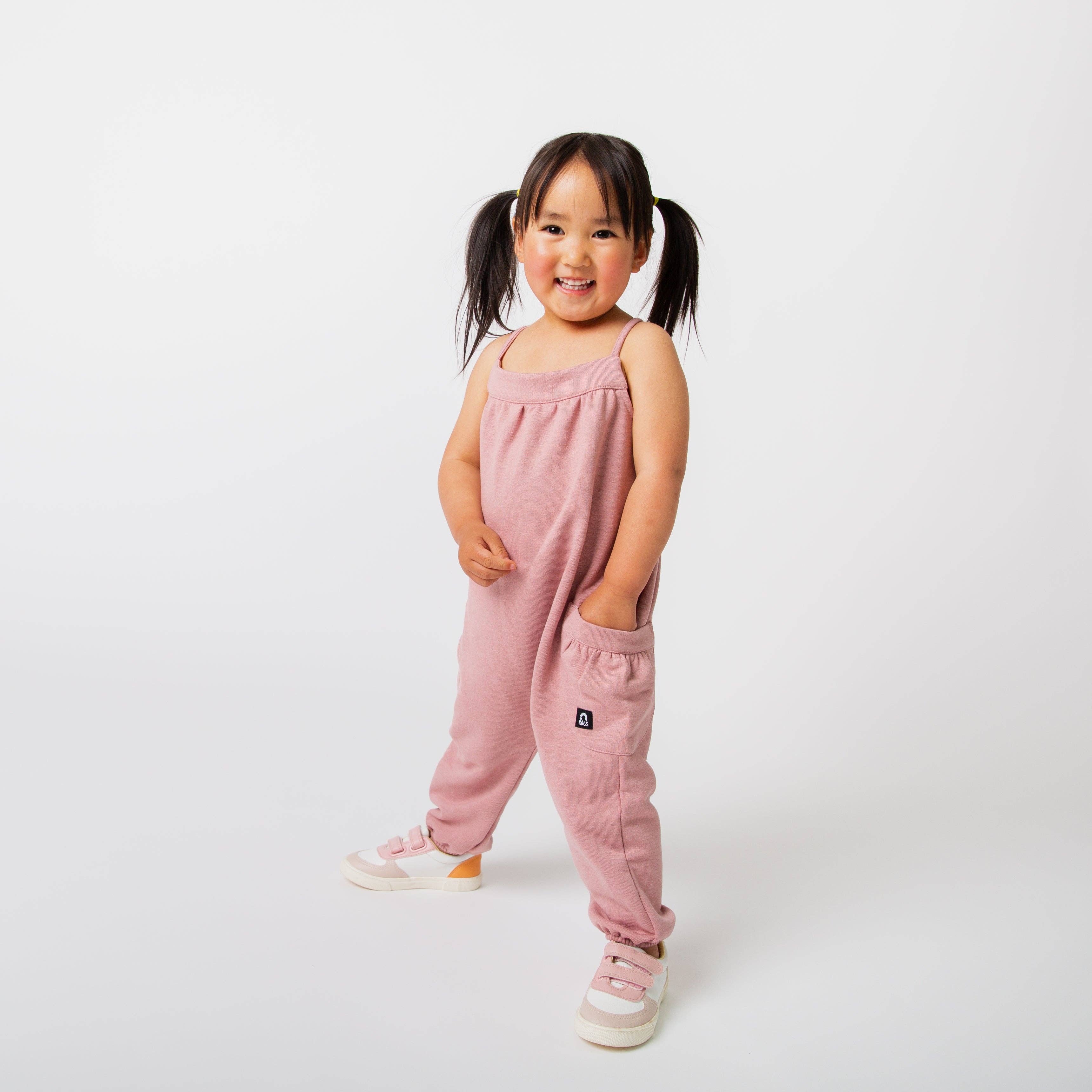 RAGS - Wholesale Jumpsuit - Kids - Strappy Jumper - Blush1