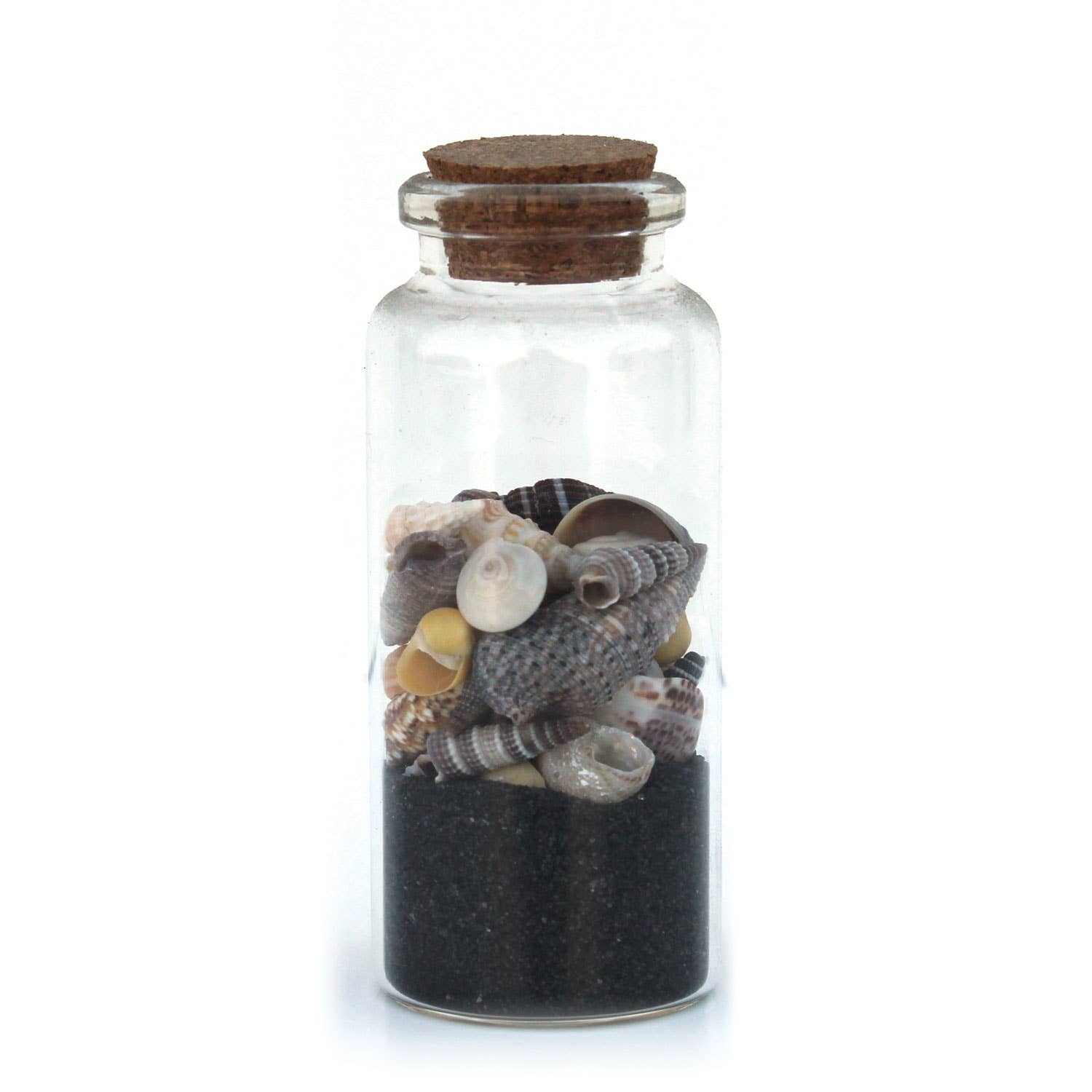 California Seashell Company - Wholesale Decorative Tabletop Object - Beach Bottles - Sand & Seashells (Color Options)6