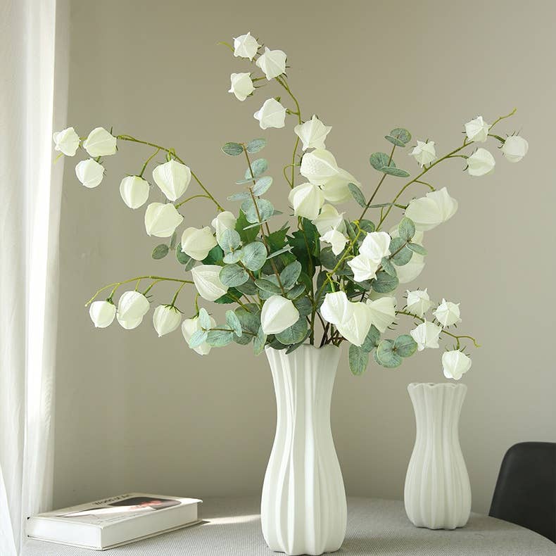 ACNITE(We cover U.S. import duties) - Wholesale Artificial Flowers - Artificial Chinese lantern flower Fall floral arrangement4